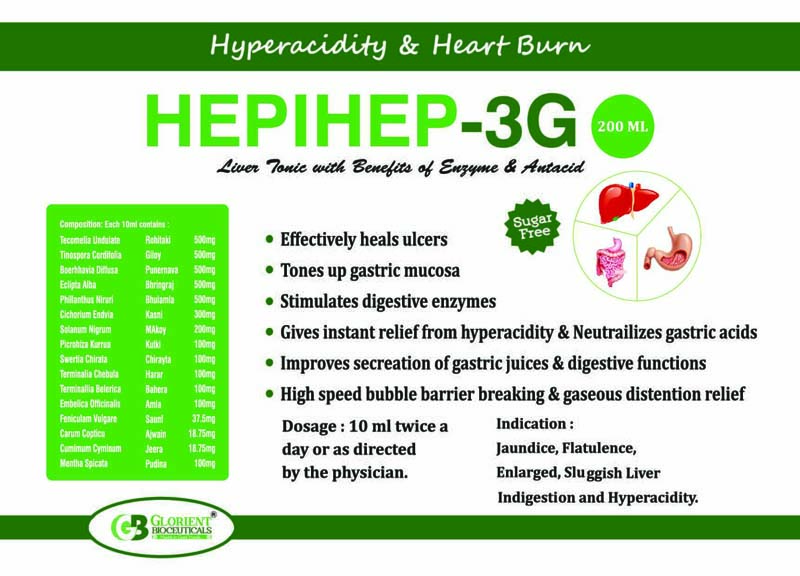 Herbal Liver Tonic Visual AID - Glorient Bioceuticals