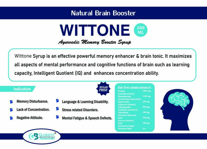 Wittone Ayurvedic Memory Booster Visual AID - Glorient Bioceuticals
