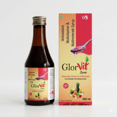 GLORVIT-Antioxidant, Multivitamin & Multiminerals Syrup